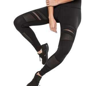 Lululemon Wunder Under HR Tight Mix & Mesh 28" Black Leggings Size 4 NWOT